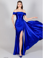 7281E Dress - Royal (Gino Cerruti)